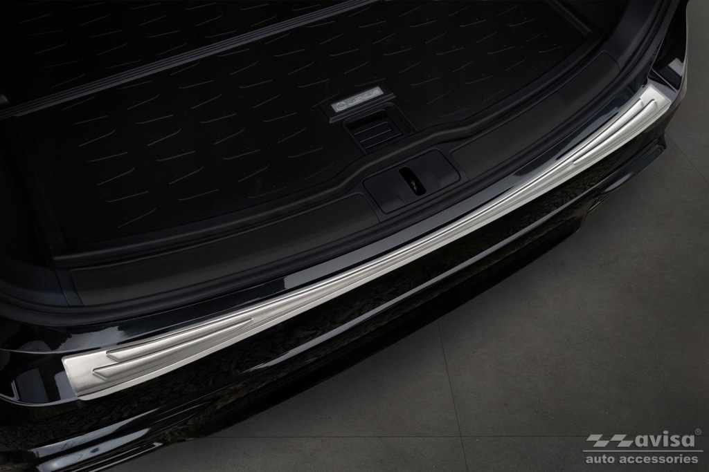 фото №4, Lexus rx v al3 молдинг стальной накладка na бампер задняя