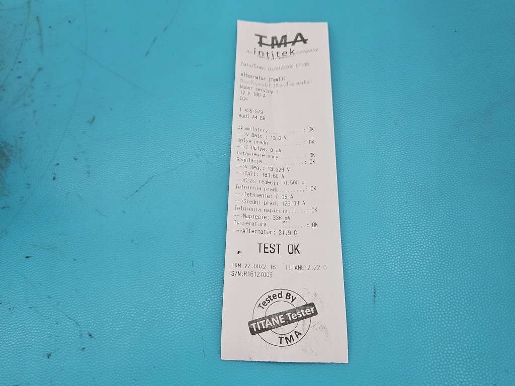 Генератор audi a4 b8 06h903017k 2614129c 2.0 tfsi с Разборки