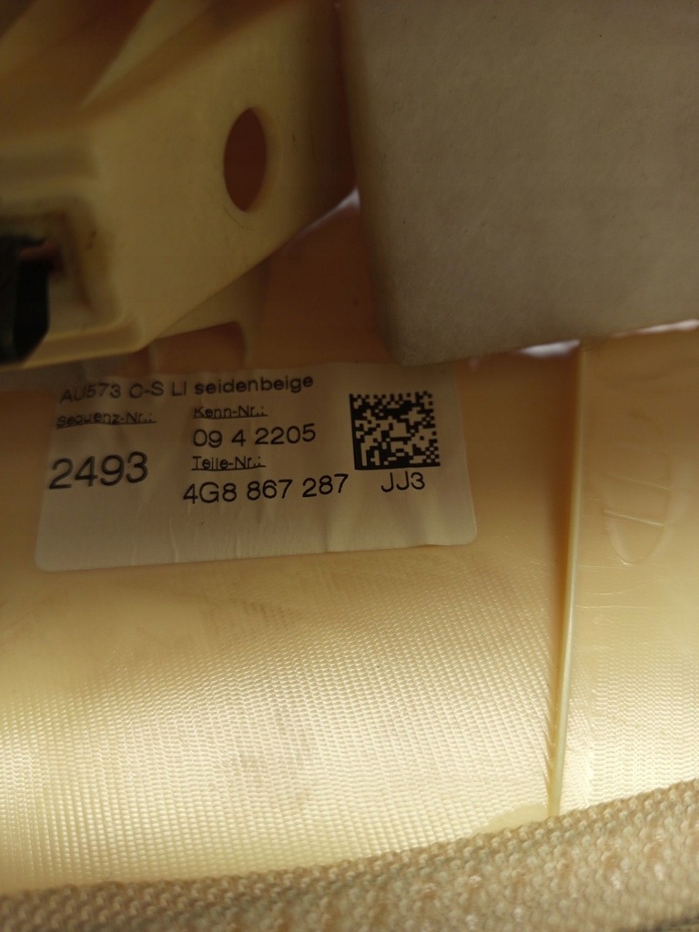 фото №5, Audi a7 s7 4g 4g8867287 левая сторона защита средняя стойка / c