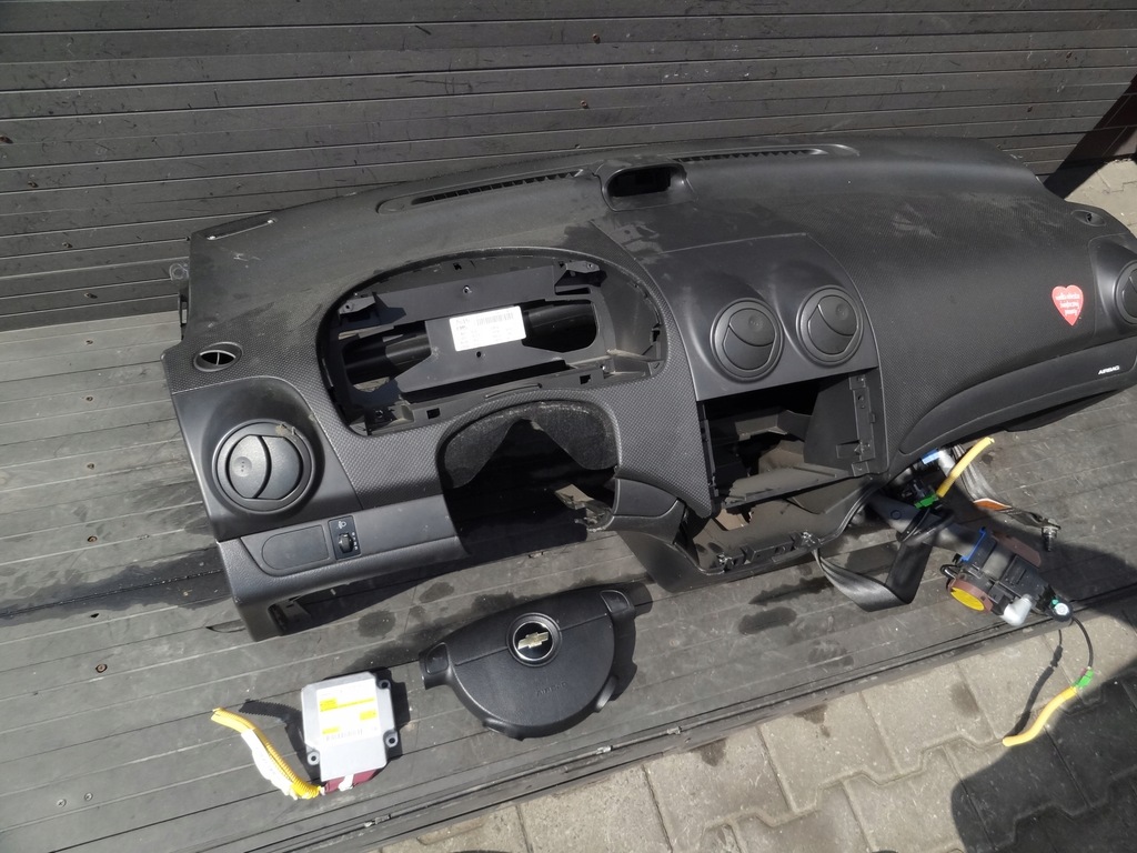 фото №5, Chevrolet aveo t250 sedan air приборная панель подушки безопасности ремни