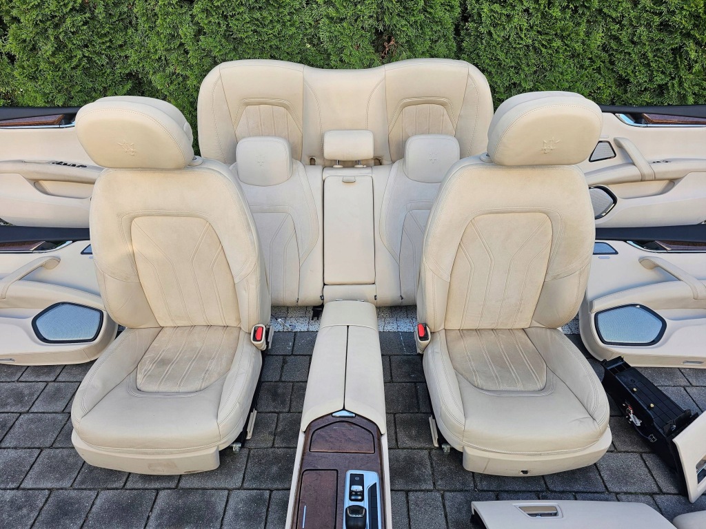 фото №9, Maserati quattroporte vi m 156 середина сидіння обшивки заднє сидіння idealny!!