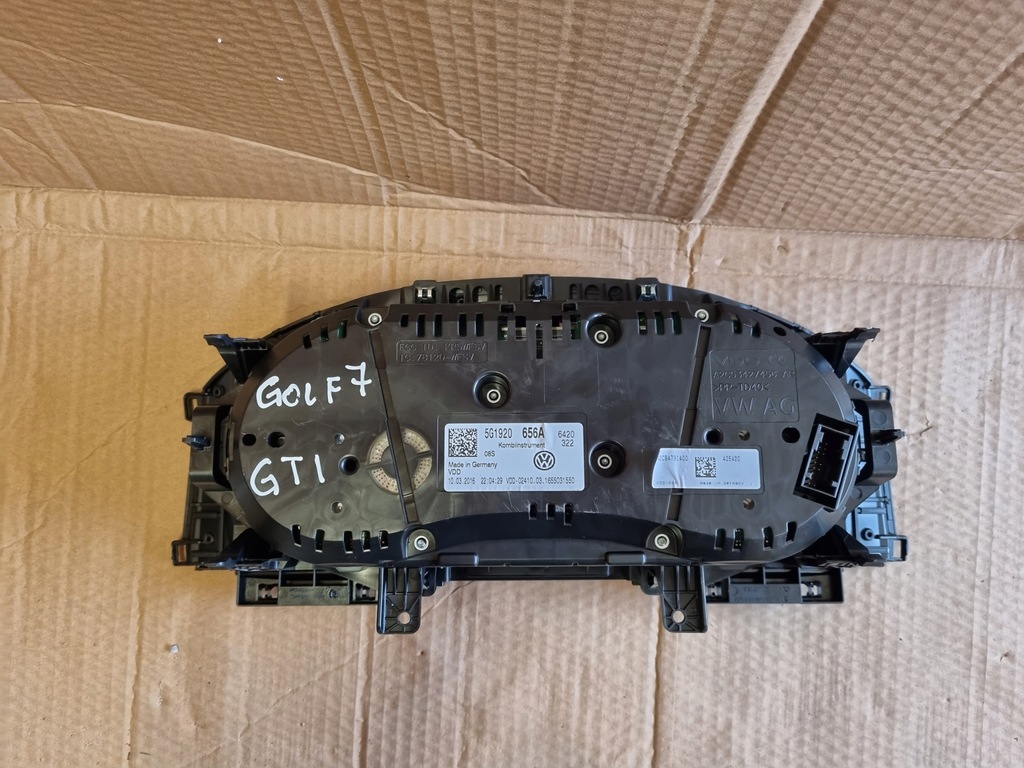 фото №6, Vw golf 7 vii gti 2.0 tsi лічильник прилади