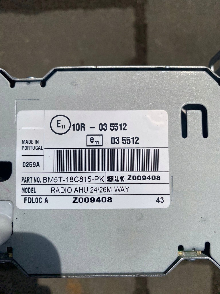 фото №12, Ford b-max 1.0b панель радіо дисплей радіо c1bt18k811pa bm5t18c815-pk