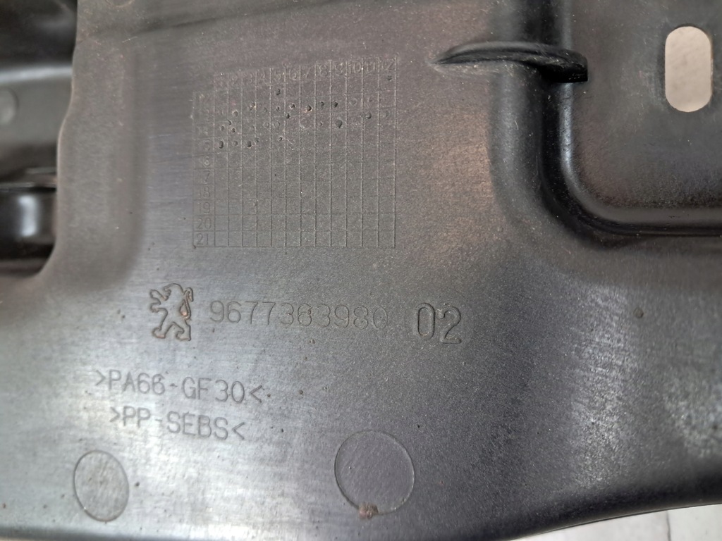 фото №5, Peugeot 308 t9 ii повітропровід повітря рамка інтеркулер 9677363980