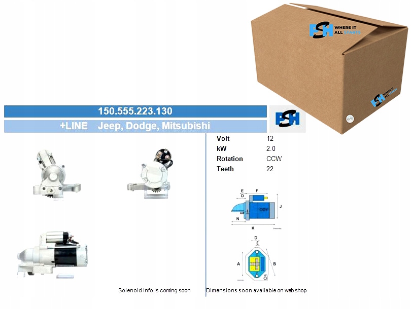 фото №15, Стартер mitsubishi grandis, lancer, outlander 2.0di-d od 2007 roku