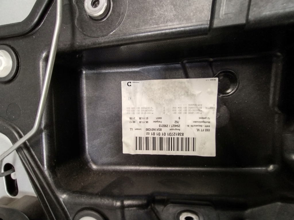 фото №9, Двері перед лівий bmw 7 e65 titansilber 354