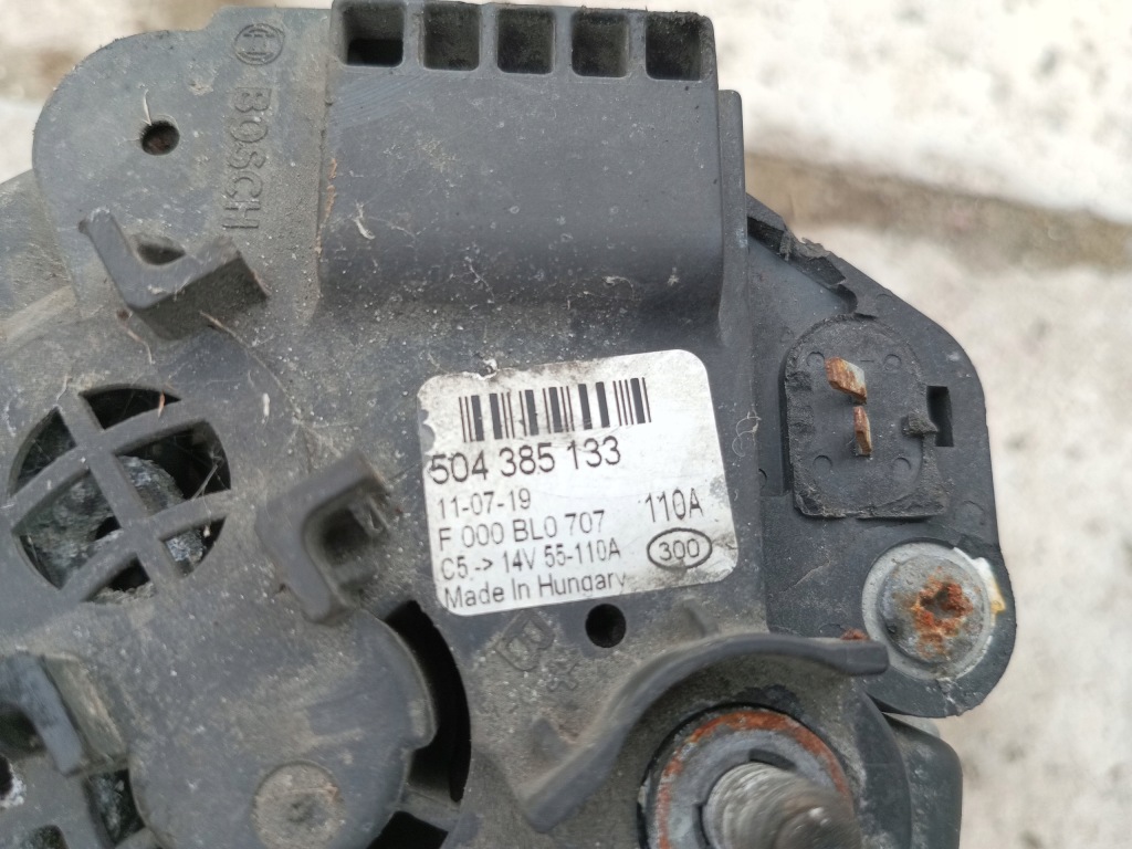 Fiat ducato 2.3 multijet jtd генератор генератор 504385133 в Украине