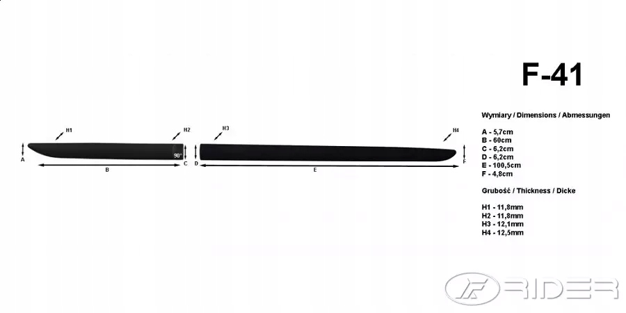 фото №10, Skoda scala 2019- накладки боковой f-41