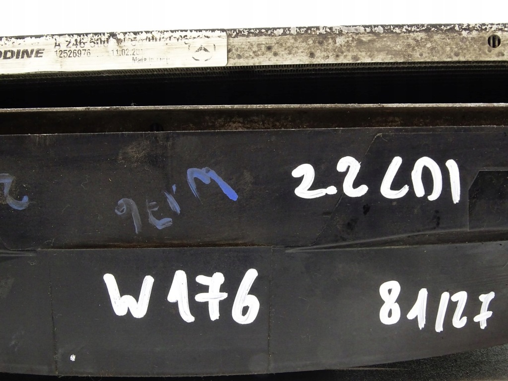 фото №10, Комплект радіатор вентилятор mercedes a w176 2.2 cdi a2465000064