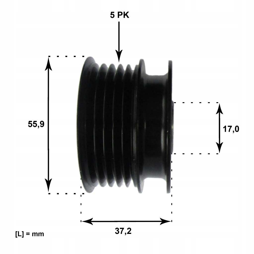 Колесо зчеплення генератора renault clio 2 1.5 dci Ціна