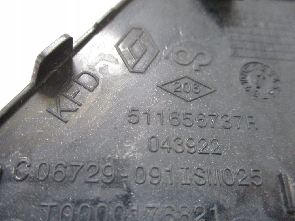 фото №3, Заглушка фаркоп бампера задняя renault talisman kombi 511656737r