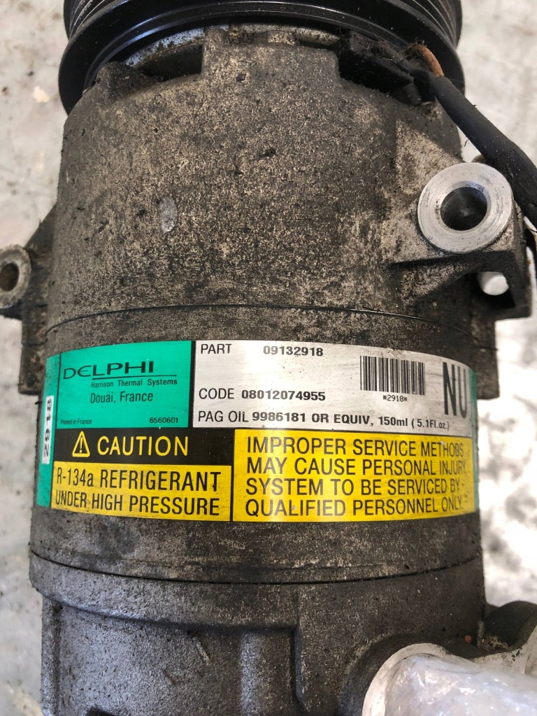 фото №5, Компресор компресор кондиціонера opel corsa c 09132918