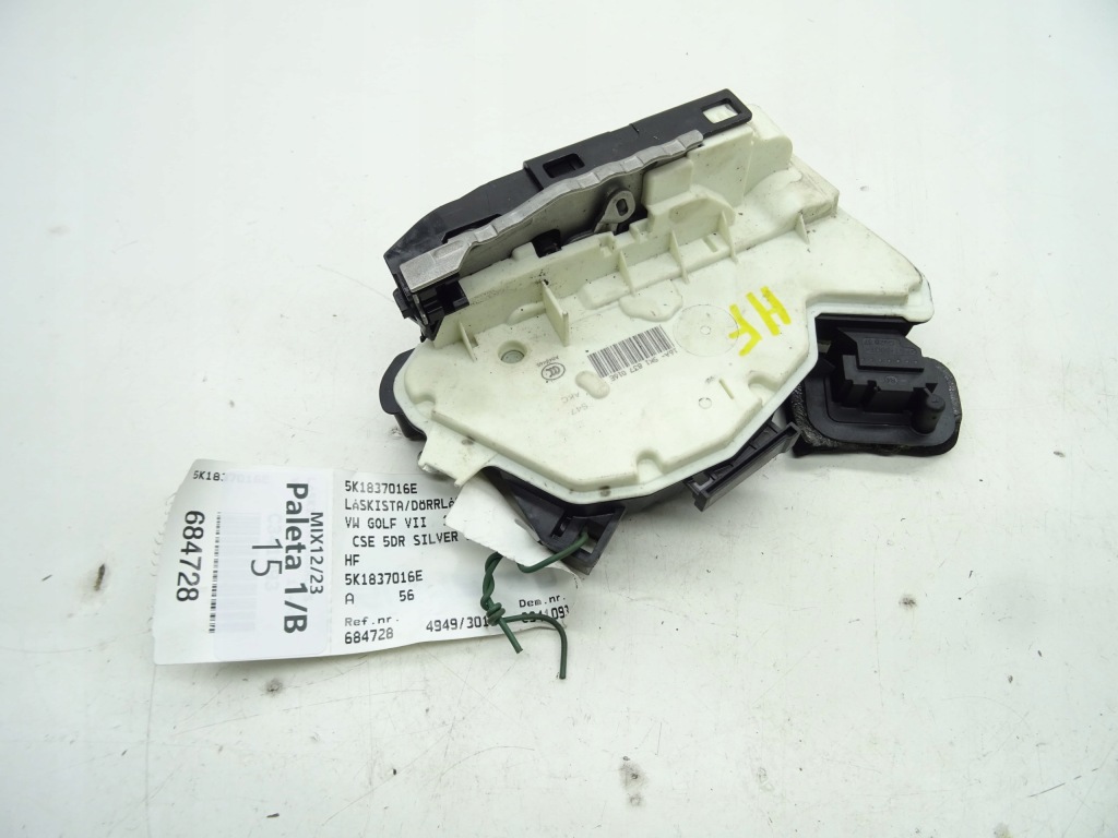 фото №1, Vw golf vii замок дверь перед правый 5k1837016e .