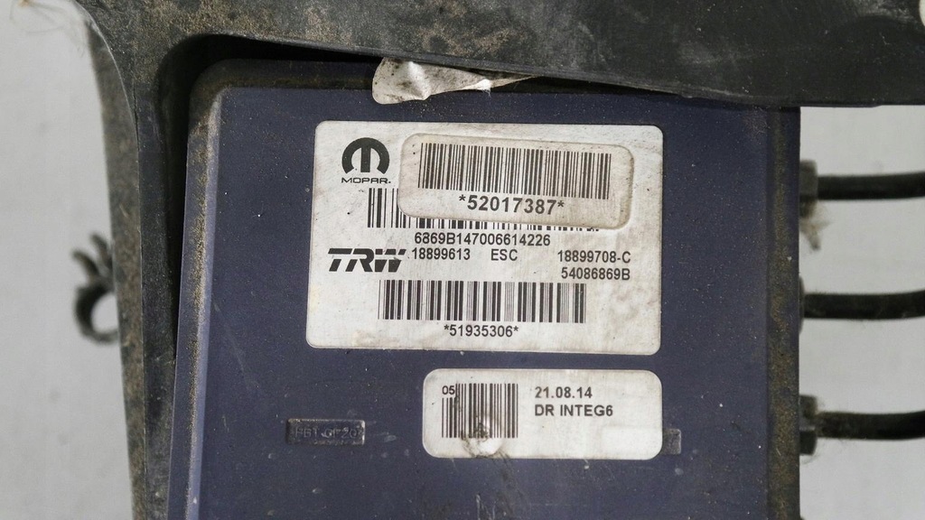 фото №7, Насос abs jeep renegade 51935306 52017387