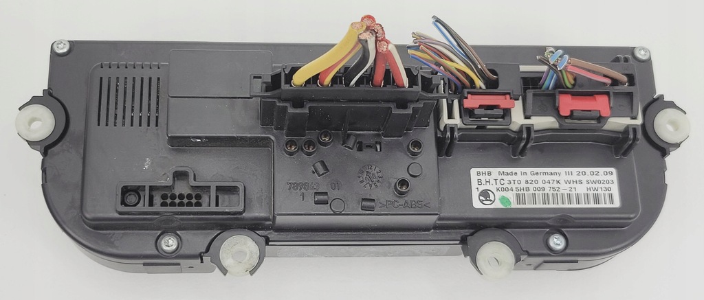 фото №7, Skoda octavia ii lift superb ii панель обдув кондиционера 3t0820047k