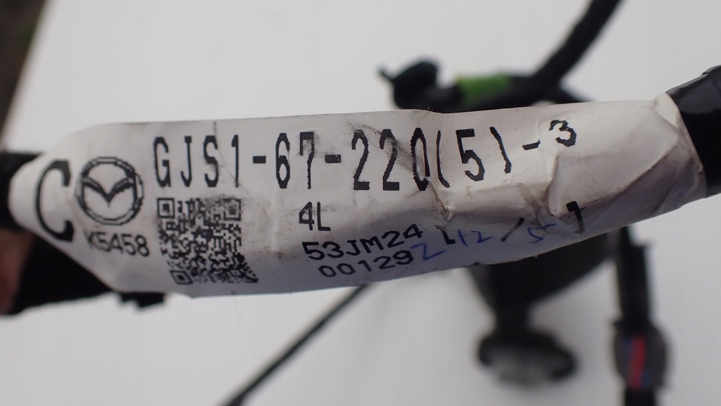 фото №6, Жгут электропроводка дверь левый задняя mazda 6 iii gj