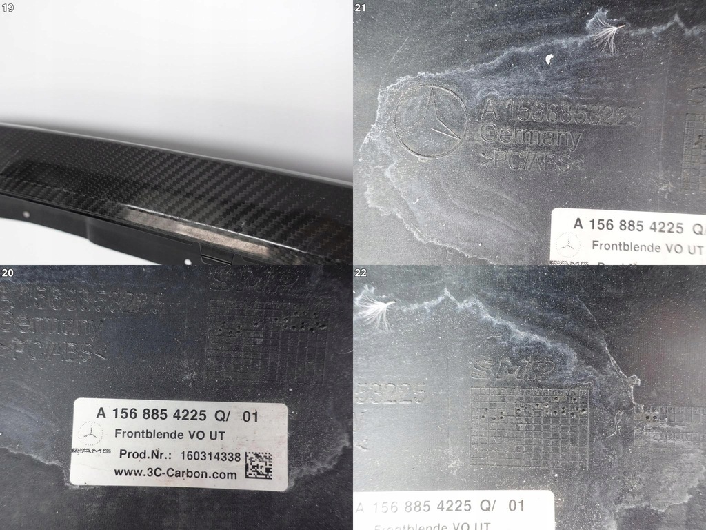 фото №11, Mercedes gla x156 45 amg спойлер карбон w бампер