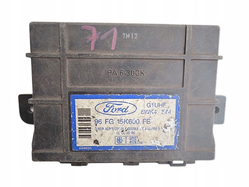 фото №1, Модуль комфорту ford fiesta mk4 96fg15k600
