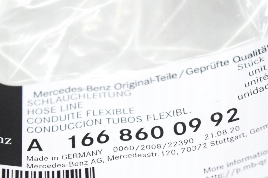 Mercedes-benz gle w166 пабтрубок  форсунка дворник a1668600992 оригинальный с Разборки