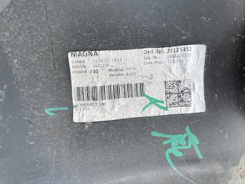 фото №7, Bmw 1 f40 бампер задний задняя оригинал