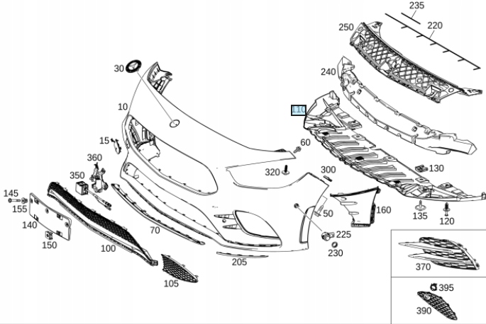 фото №1, Захист pod бампер mercedes b klasa w247 19-