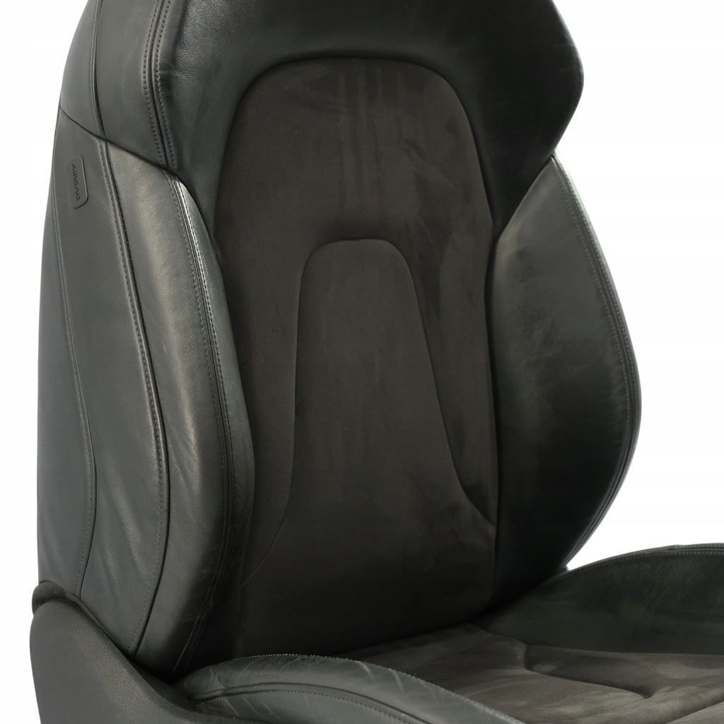 фото №14, Audi s4 b8 сидіння sport правий перед електричний czarna шкіра alcantara