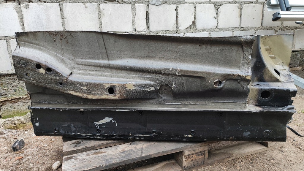 фото №8, Opel astra h hb 07-14 порог правый блок двигателя средний 2hu