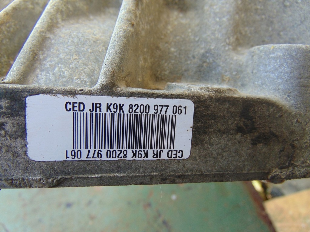 фото №15, Коробка передач передач nissan nv200 1.5 dci 8200977061 jr k9k