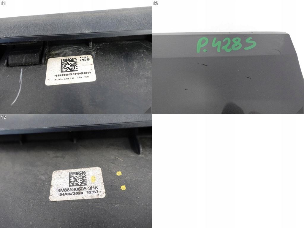 фото №12, Audi sq8 q8 4m8 18- нижня молдинг двері правих перед 4m8853960a 3hk