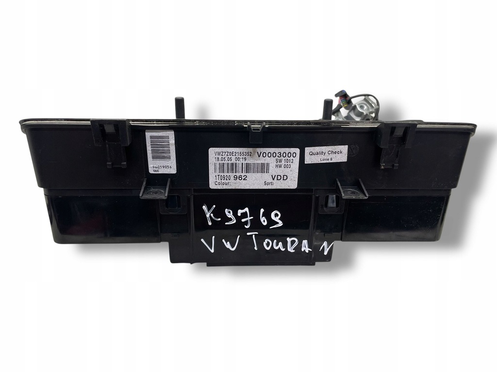 фото №9, Volkswagen touran i 2005 1600cm3 блок управления набор стартовый 06a906033et