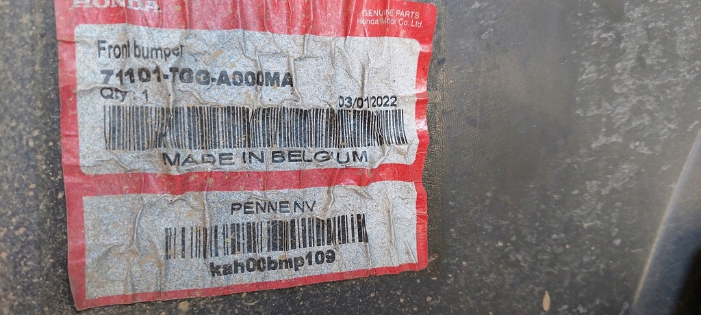 фото №12, Honda civic x 10 hb бампер передній 71101-tgg-zz00