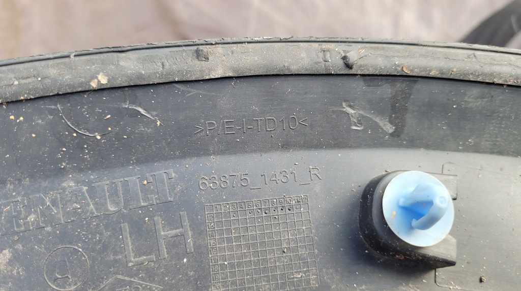 фото №7, Dacia sandero ii stepway молдинг накладка крыла левый перед