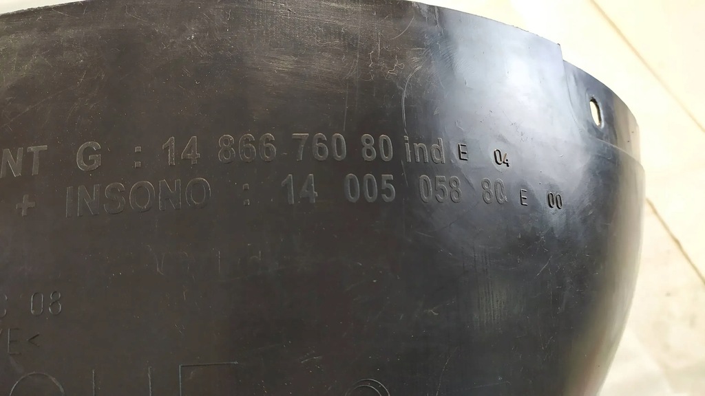 фото №10, Подкрылок левый перед lancia phedra citroen c8