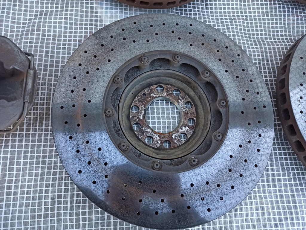 фото №12, Audi a8 s8 w12 d3 тормоза brembo kpl перед задняя ceramika тормозные диски суппорты