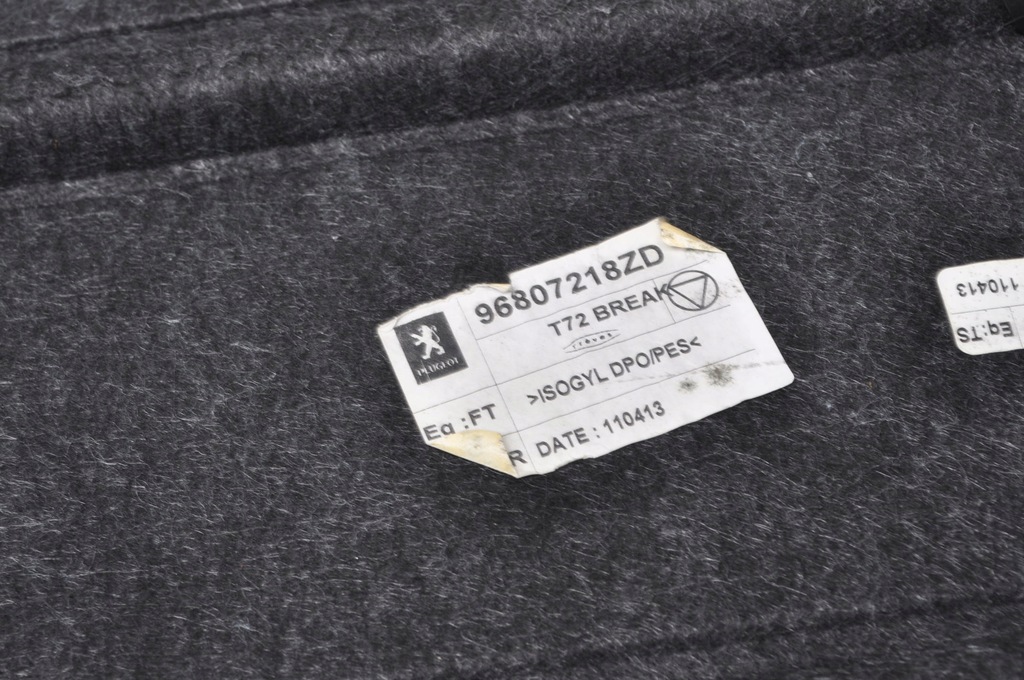 фото №11, Peugeot 308 i полиця задня багажника 5d 96807218zd