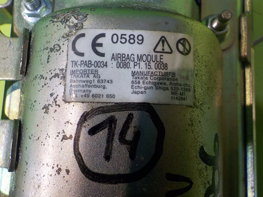 фото №5, Honda crv iii 2.2 i-ctdi 08r 5d подушка безпеки подушка пасажира 77850-swa-e81-m1