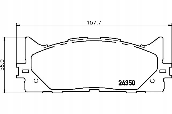 фото №1, Hella pagid гальмівні колодки гальмівні toyota camry 3.5 vvti