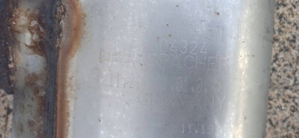 фото №11, Bmw 7 g11 g12 750d гаситель конечный выхлоп система выпускной 8594571