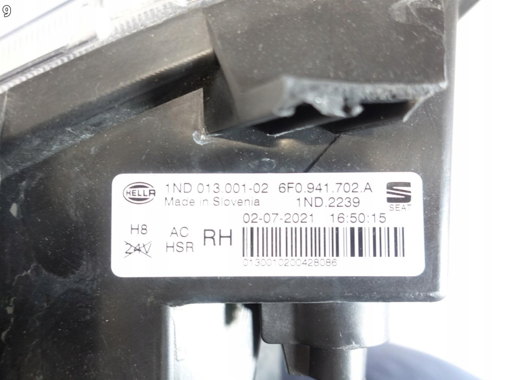 фото №10, Seat ibiza v 5 6f1 6f0 17-21 протитуманна фара правий w бампер