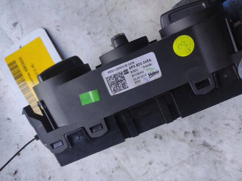 фото №4, Панель обдув кондиционера seat ibiza polo rapid