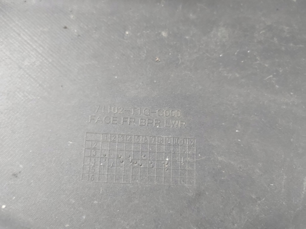 фото №11, Honda crv cr-v iv 4 2012- спойлер накладка бампера перед 71102-t1g-g000