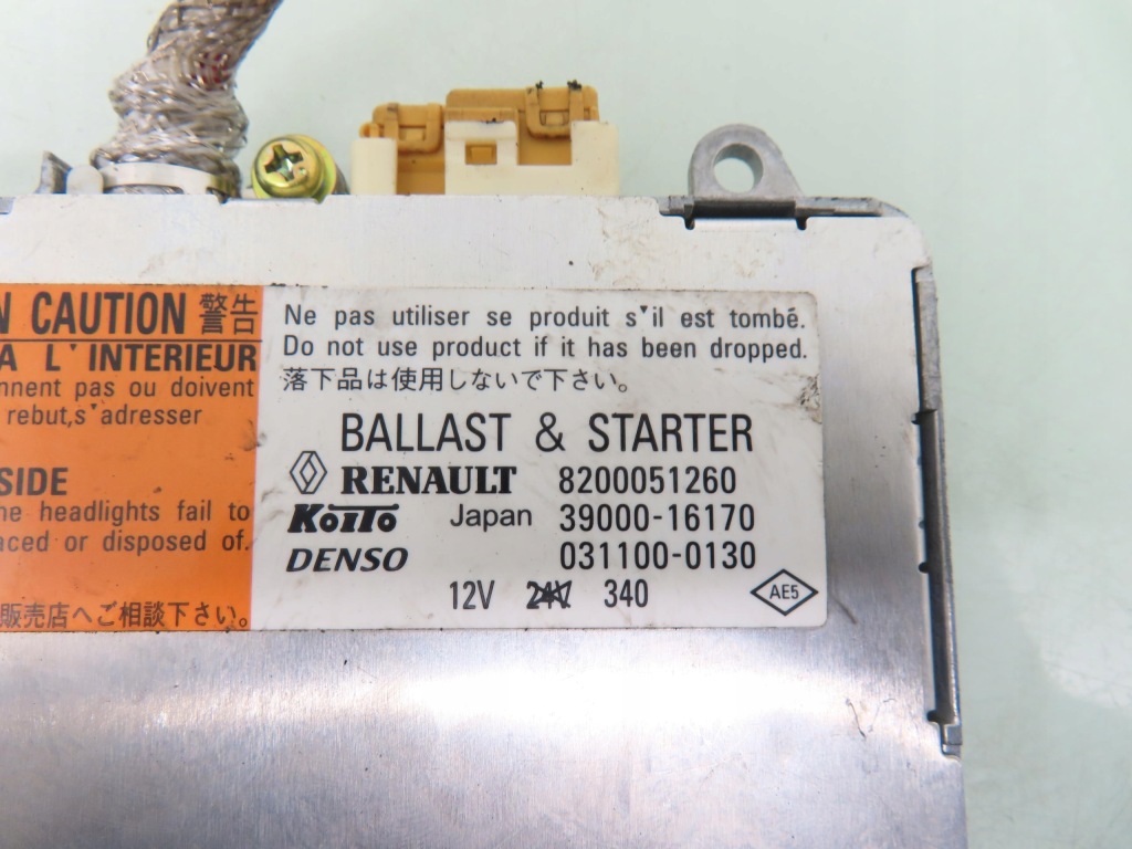 Блок запалювання ксенон renault vel satis 8200051260 3900016170 0311000130 в Україні