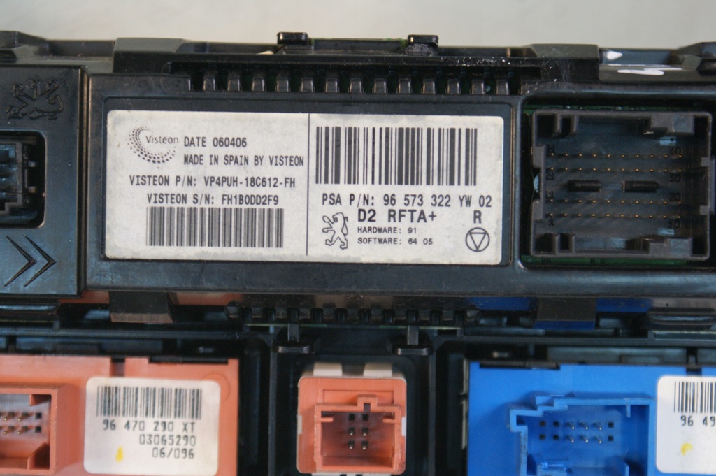 фото №9, Панель керування обдув кондиціонера peugeot 407