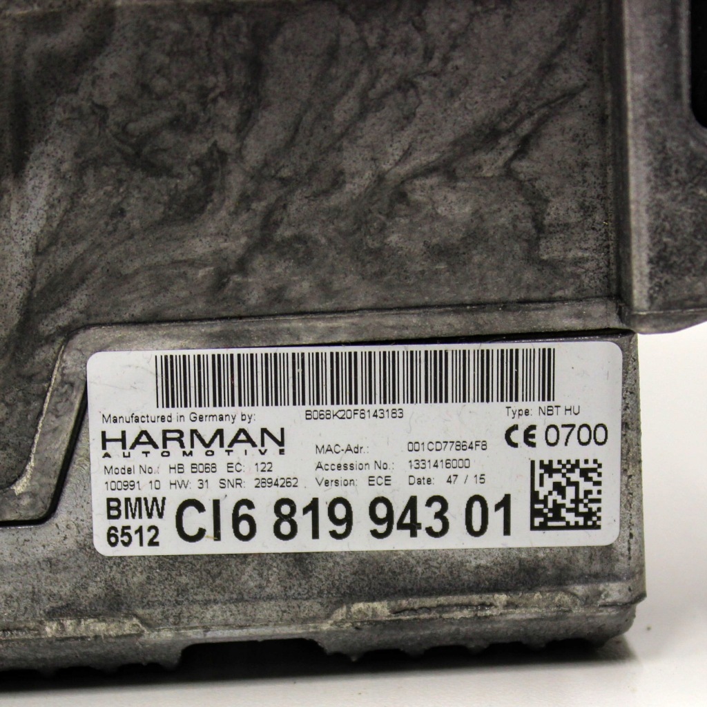 фото №10, Bmw 5 f10 f11 2015 модуль / блок управления gps