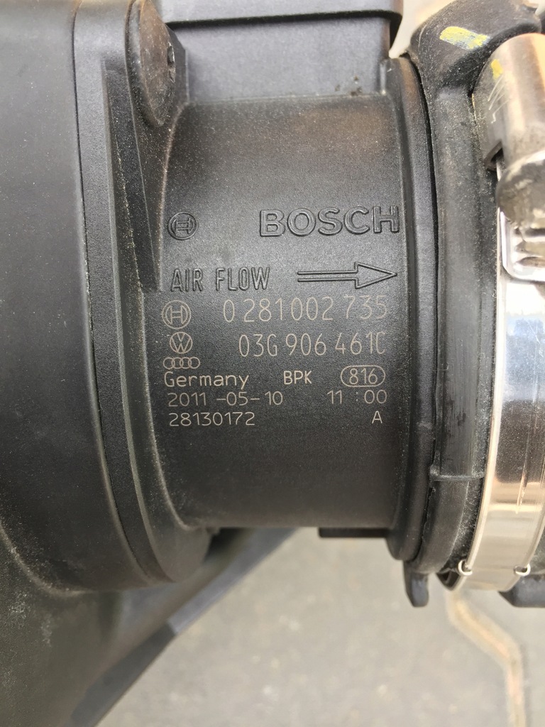 фото №6, Audi a4 b8 корпус фильтра расходомер шланг