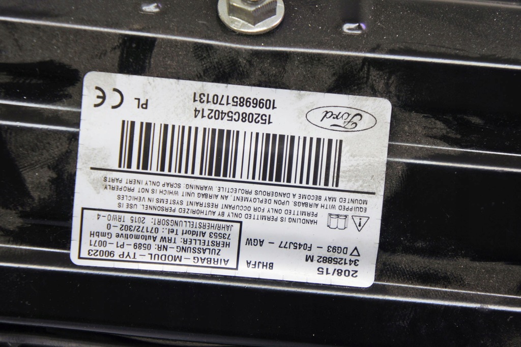 фото №6, Oe380 ford mondeo mk5 ^ подушка безпеки подушка колінна