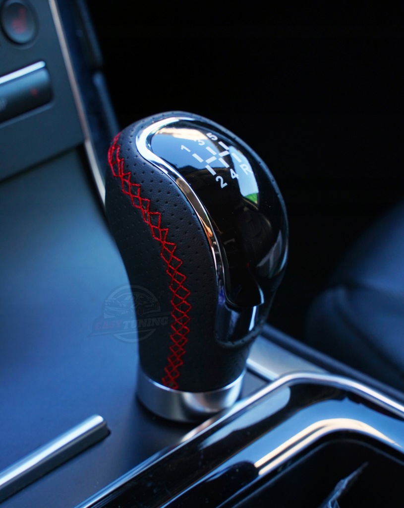 Універсальна ручка перемикання передач шкіра натуральна 5 6 ступенева тюнінг karkraft в Україні