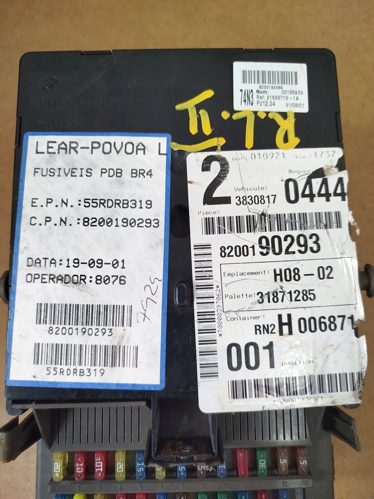 фото №4, Модуль bsi система renault laguna ii 8200190293