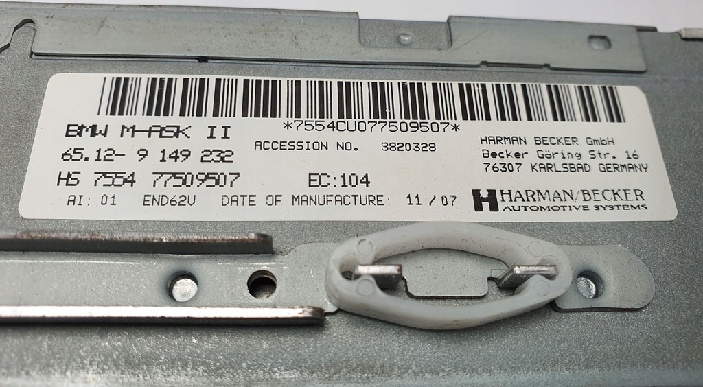 фото №6, Радіо зчитувач навігації bmw 3 e90 77509507 9149232