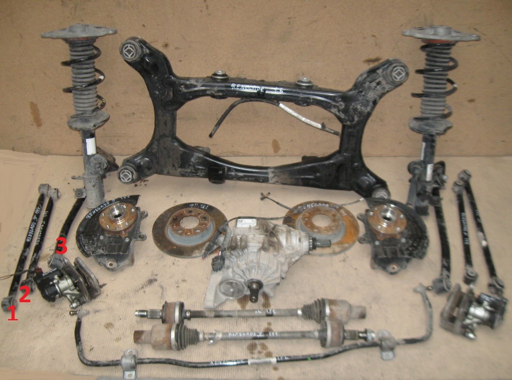 фото №1, Диск ступиця супорт задня jeep renegade